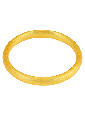 银千造足银999镀金泥鳅背手镯