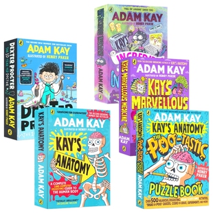 Adam Kay 亚当凯 凯叔爆笑医学系列 凯的解剖学 凯的神奇医学 奇妙发明史 10岁儿科医生 便便谜题书 8-12岁 英文原版儿童科普读物