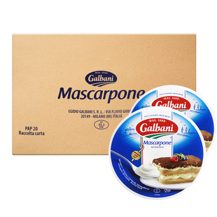 格尔巴尼马斯卡彭奶酪500g意大利琪雷萨卡布尼芝士提拉米苏原料