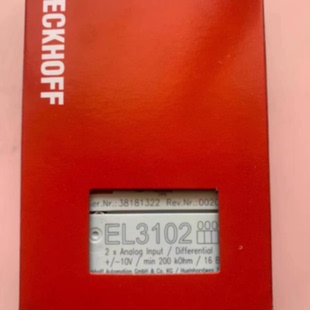 议价BECKHOFF倍福 EL3101  EL3102  EL3142 全新原装正品 议价