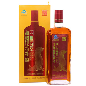 四世同堂海狗鞭特补酒抗疲劳成人中老年保健酒500ml/瓶