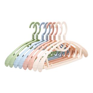 百易特肩无痕衣架成人防滑衣服架晾衣架家用衣撑塑料大衣架子挂钩