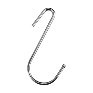 细弯置物架收纳挂钩不锈钢s形挂钩家用厨房S型挂钩单钩大小s勾子