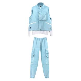 Zachariah透明口袋滑雪服姚安娜同款防水加厚单板雪服NorthWhite