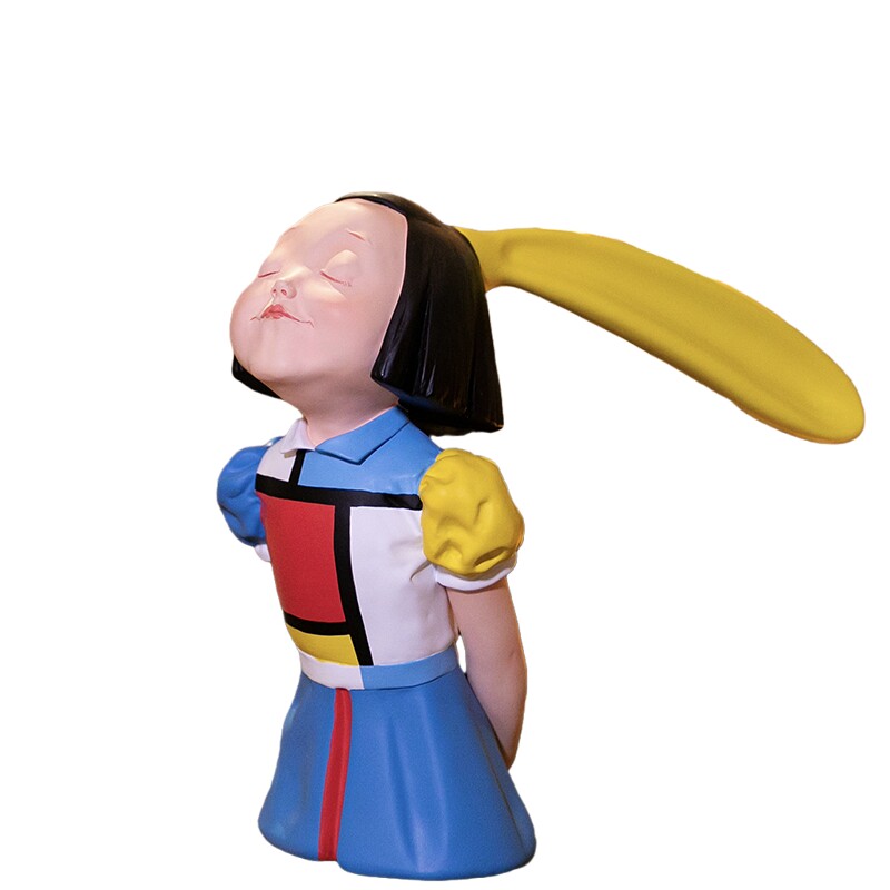 看到了幸福蒙德里安限量雕塑摆件