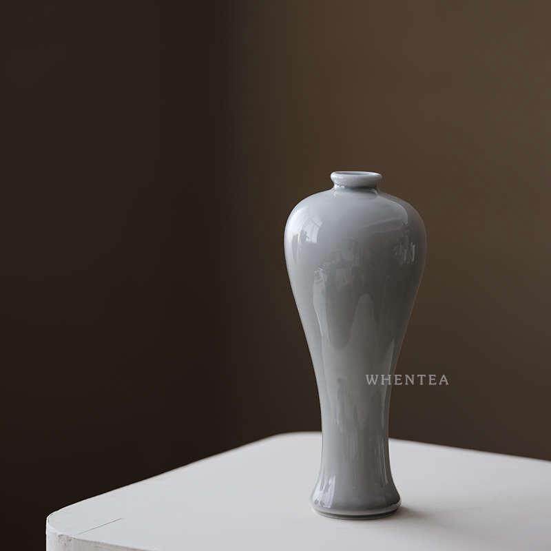 闻说|日式烟灰系列小花器 草木灰陶瓷花瓶水养插花家居茶道摆件