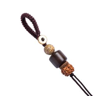 花素纯银汽车钥匙扣翡翠手工编织绳半成品挂绳子男女高货玉石吊坠