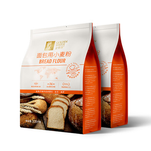 金像牌高筋面粉2.5kg*2面包粉吐司粉家用面包烘焙原料专用粉10斤