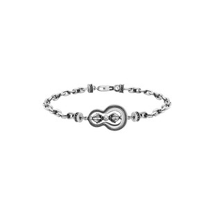 周大福PT G&W系列可转动葫芦PT950铂金手链PT164087情侣礼物男友