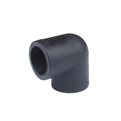 pe管水管配件塑料弯头 4分6分弯头黑色塑料管件热熔HDPE弯头大弯