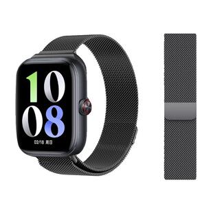 适用vivowatchgt表带iQOO手表iqoowatchgt米兰vivo腕带金属替换带男女GT智能watch3/2表带链配件编织回环磁吸