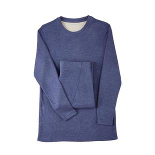 三枪热力弹保暖内衣男双面绒圆领男保暖套蓄热抗菌秋衣秋裤23853