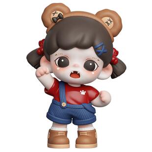 【tnt】Zoraa加油熊崽大娃手办潮玩盲盒潮流玩具送礼推荐