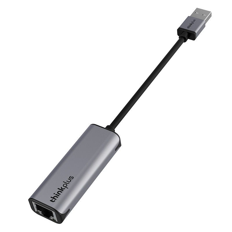 thinkplus 原装Type-C转网口RJ45千兆网卡转换器USB LRC2/LRA2