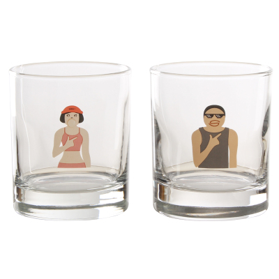 SADULT情侣小人玻璃杯
