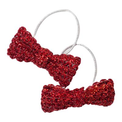 buma蝴蝶结发绳水晶头绳百搭