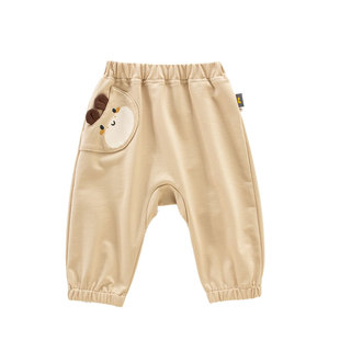童泰婴儿PP裤男春秋薄款宝宝大屁屁2026新款休闲宽松长裤外穿女孩