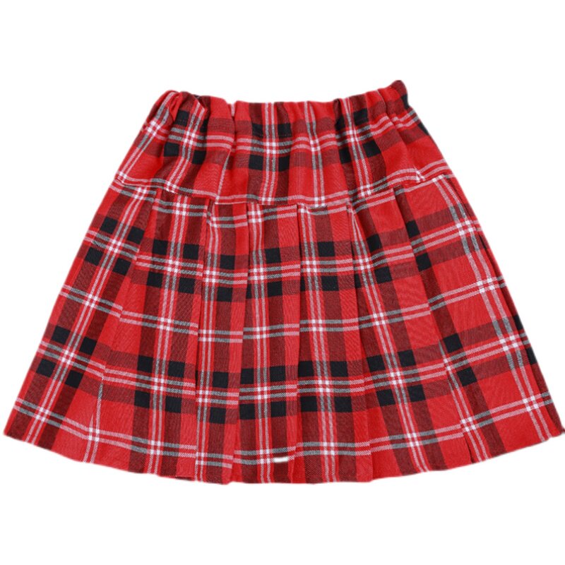 儿童格子裙合唱服班服小学生初中生校园短裙学院半身裙英伦演出服