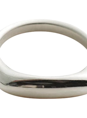 LILY&YOU原创简约银素戒