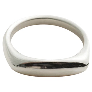 LILY&YOU小众设计925银尾戒光圈细圈戒指银镀金叠戴素戒高级感