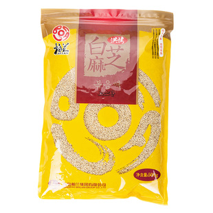 农家一级优质熟白芝麻即食炒熟白芝麻生黑芝麻新货烘焙袋装优选