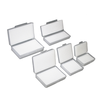 带海绵收纳盒塑料刀片长方形透明