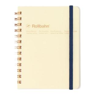 日本DELFONICS ROLLBAHN线圈方格笔记本学生mini耐磨防污透明优良