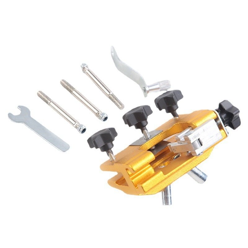 手摇磨链器新品 便携式家用手持油锯磨链器链条夹 手动磨链器