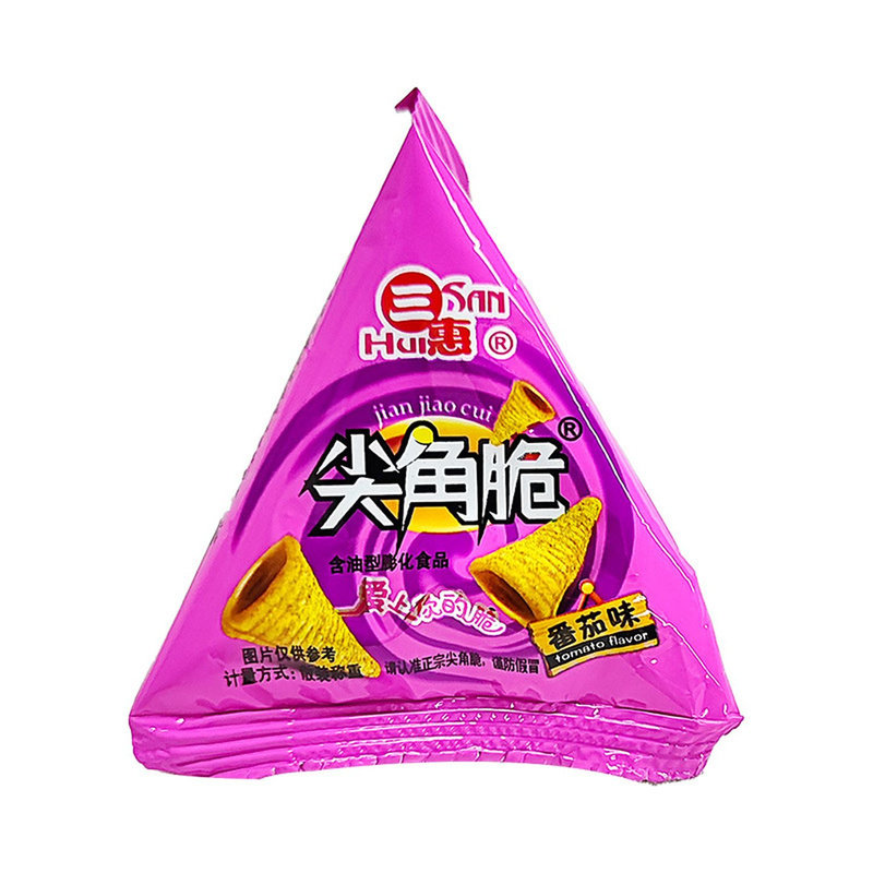 三惠尖角脆零食批发爆款2026新款