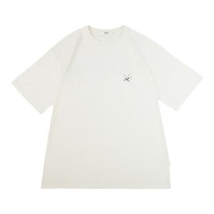 sanse短袖潮牌男女同款T恤舒适休闲上衣中性宽松街头文化套头衫