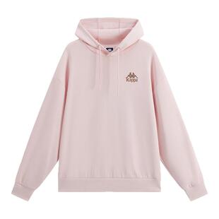 Kappa卡帕背靠背运动卫衣女春季新款连帽套头衫宽松休闲卫衣男潮