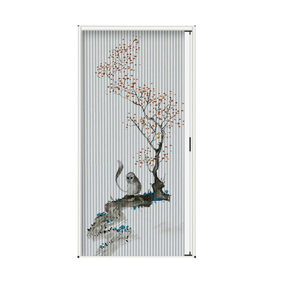 御霄新中式低轨折叠隔断门