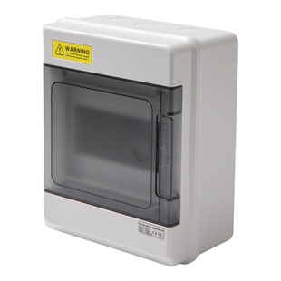 明装户外充电桩防水配电箱电源空气开关保护盒IP65漏电防水回路箱