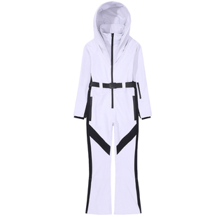 新款DOOREK连体滑雪服女套装修身显瘦单板双板保暖防水羽绒送腰带