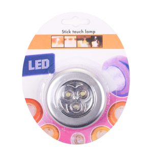 触摸小夜灯宿舍寝室节能LED不插电贴墙壁非磁吸感应电池床头灯