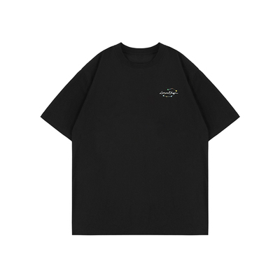 lemanism美式潮流字母印花短袖T恤男款2026新款情侣款宽松半袖女