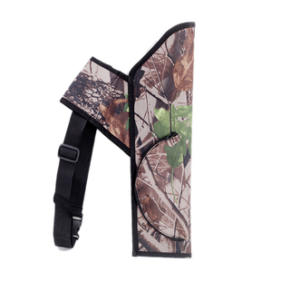 三管箭壶复合反曲弓箭筒箭囊美猎传统弓腰跨射箭双背带箭袋箭支包