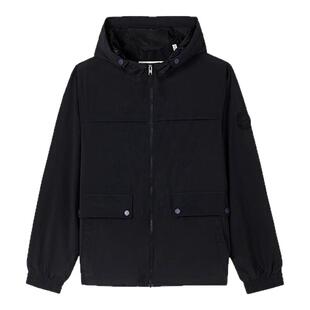【亚洲版型】GANT/甘特男士通勤外套纯色宽松休闲连帽男装夹克衫