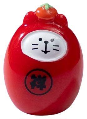 微景观招财猫吉祥币车载桌面摆件