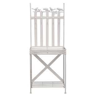 阳台多层花架置物架落地式铁艺室外庭院多肉花盆收纳架可折叠靠墙