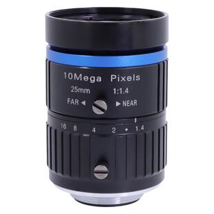 1000万像素高清监控镜头25mm工业相机镜头1英寸C口摄像机镜头F1.4