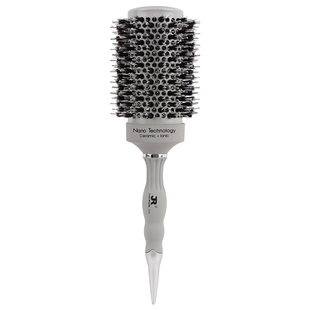 卷发梳子猪鬃毛圆筒滚梳女士吹内扣长直发造型梳发型师专用铝管梳