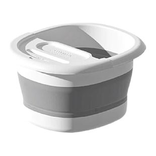 可折叠泡脚桶家用便携按摩养生足浴盆加高深过小腿冬季保温洗脚盆