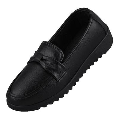 护士鞋女软底透气黑色