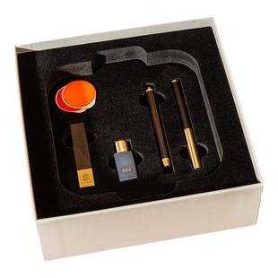 故宫文创竹林风雅《乾隆宸翰》西泠印社集团印章文房套装便携闲章印泥礼物礼盒兼毫毛笔印盒笔墨纸砚书法专用