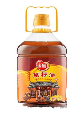 金调 5斤包邮菜籽油四川农家自榨正宗非转基因压榨食用油纯菜油
