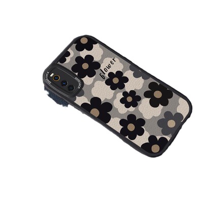 山茶花小羊皮IQOOZ1手机壳复古