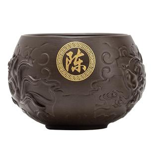 新款姓氏个人专用主人杯家用紫砂茶杯喝茶男士功夫杯刻字定制杯子