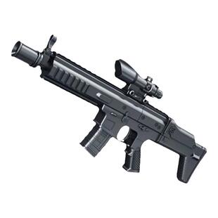 SCAR玩具枪可发射子弹软弹枪吃鸡模型迷你合金狙击枪巴雷特男孩