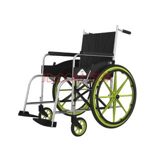 中进JINMED小V共享轮椅医院病人航钛铝合金老人残疾人手推车188E